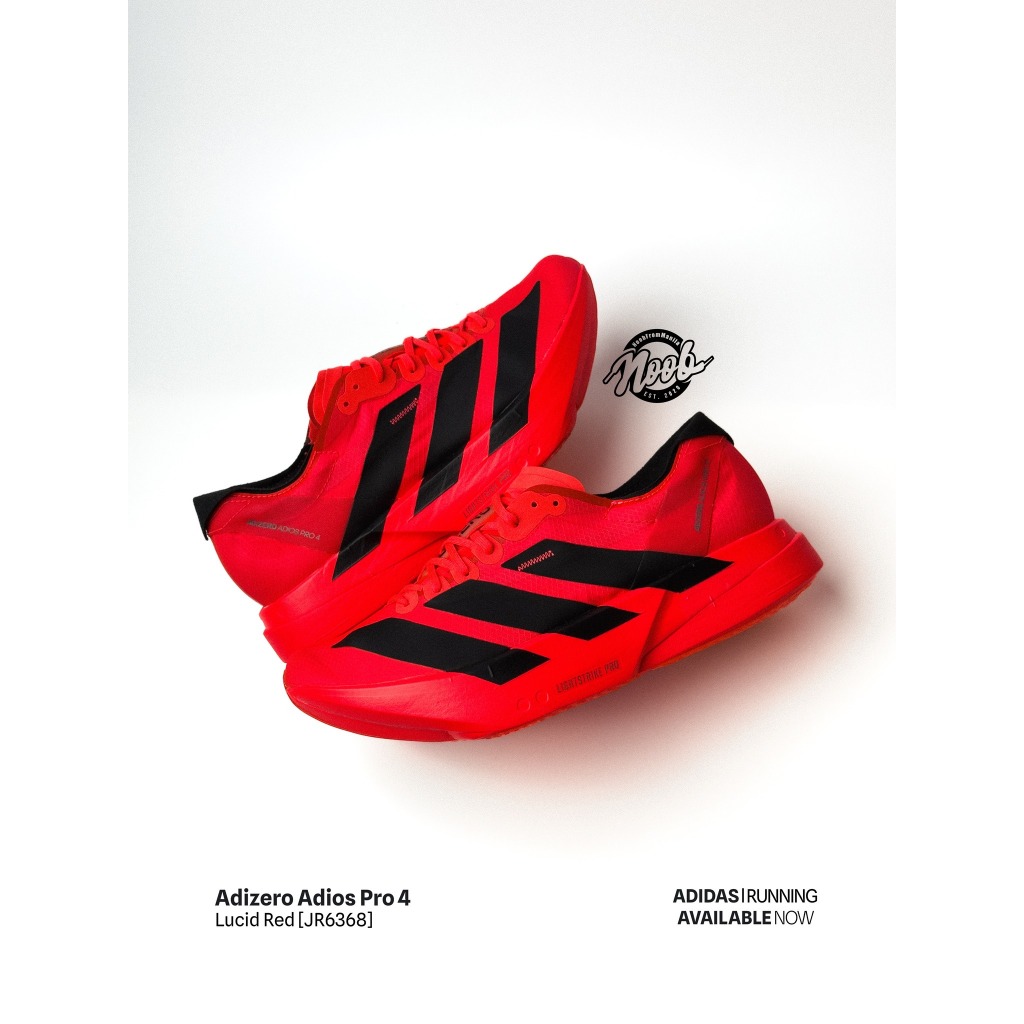 Original Adidas Adizero Adios Pro 4 M Lucid Red (JR6368) | Shopee ...