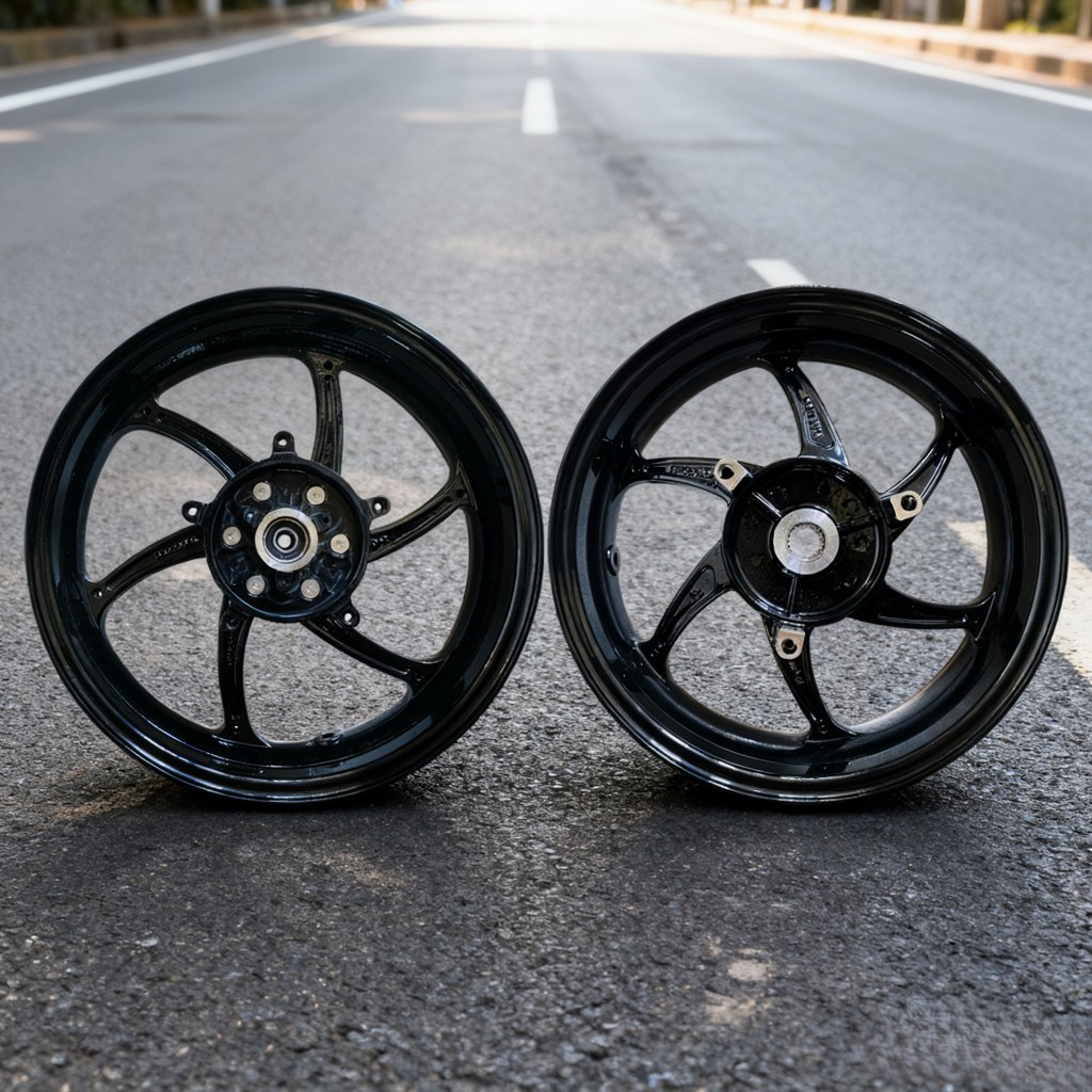 XMAX 300 V1/V2 Enkei 6 SPOKES MAGS WHEELS (3.5*15 F x 4.0*14 R ...