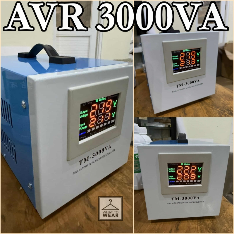 AUTOMATIC AVR 3000 VA | VOLTAGE REGULATOR | HEAVY DUTY | FOR LARGE ...