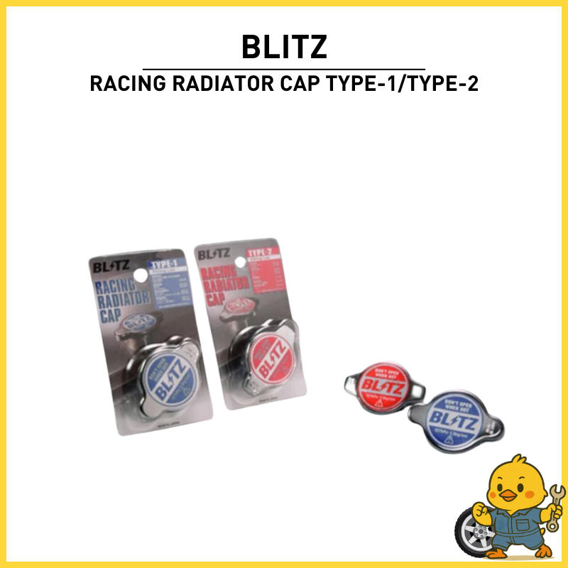 BLITZ RACING RADIATOR CAP TYPE-1 18560 BLITZ RACING RADIATOR CAP TYPE-2 ...