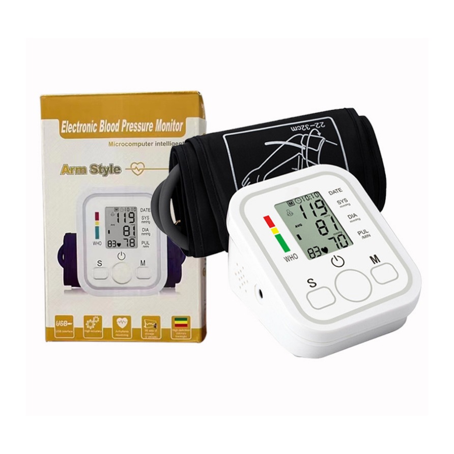 Automatic Electronic Blood Pressure Reader | Shopee Philippines