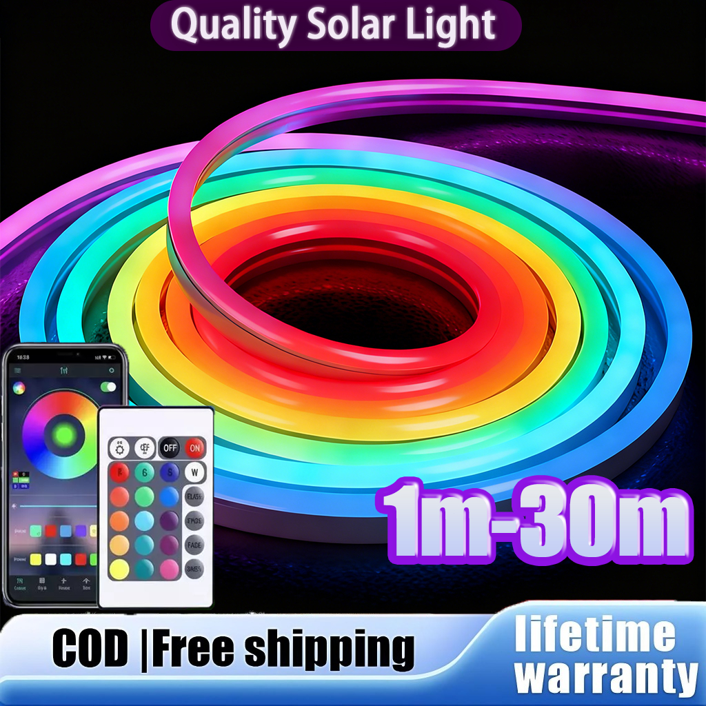RGB LED Neon Strip Light Smart Control IP67 Waterproof flexible strip ...