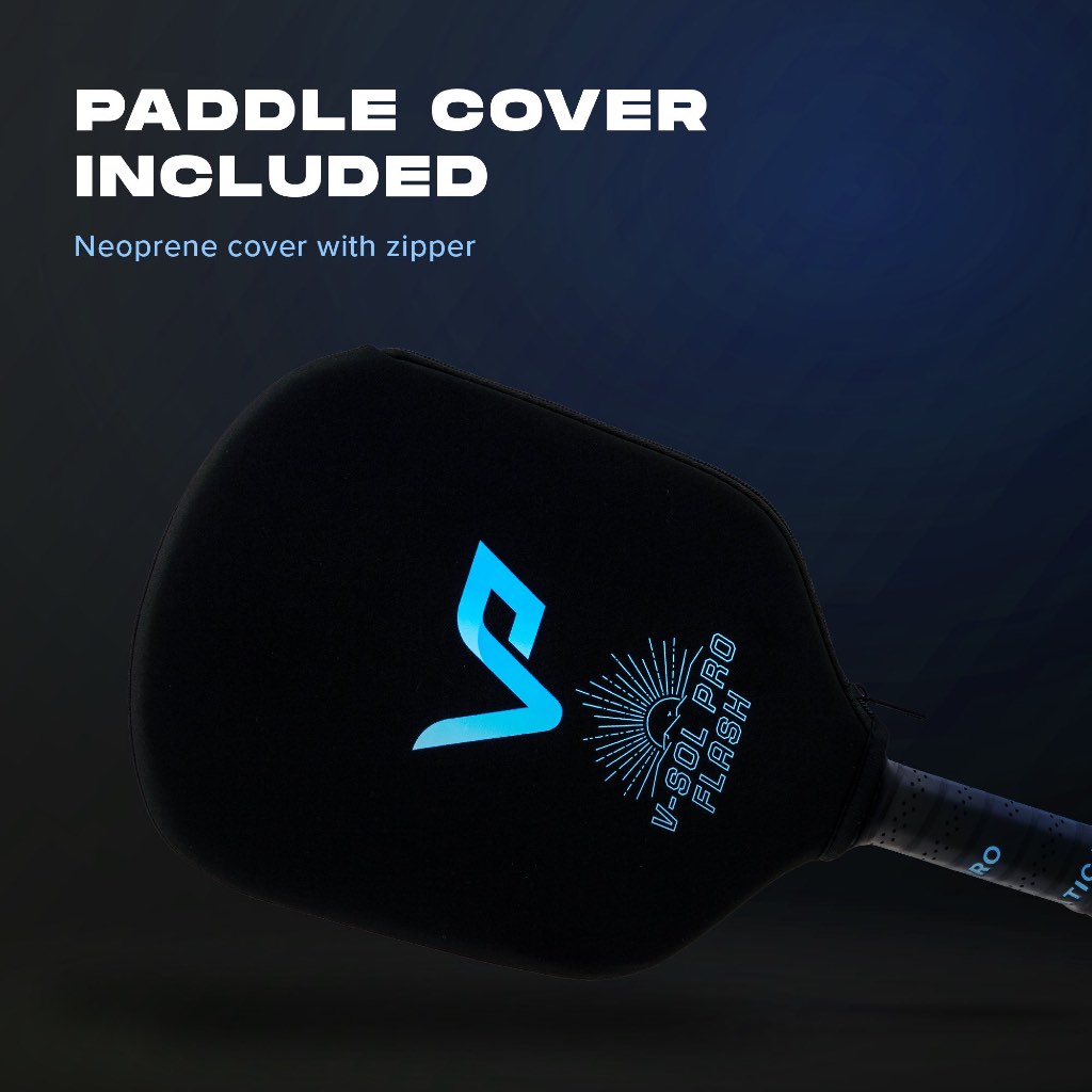 Vatic Pro V-SOL PRO V7 Foam Core Pickleball Paddle 16mm - With Paddle ...