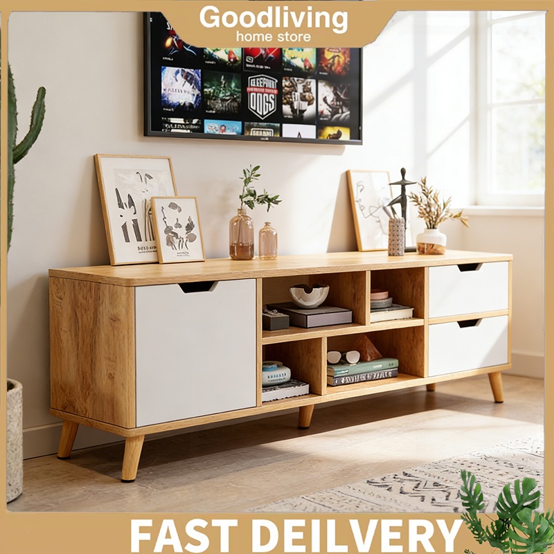 COD 120CM TV Rack Cabinet Table Multifunctional Table Modern Living ...