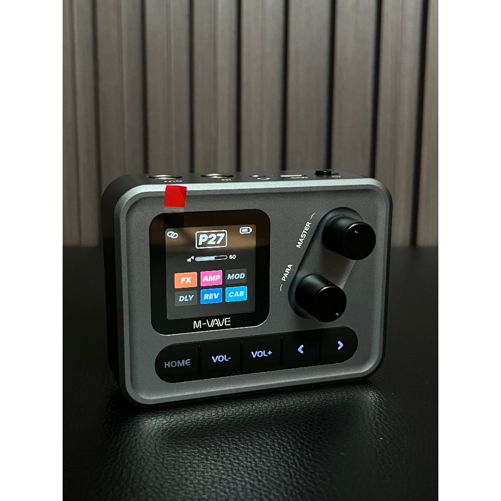 M-VAVE POCKET AMP - Multi-Effects Desktop Processor for Guitar/Bass ...