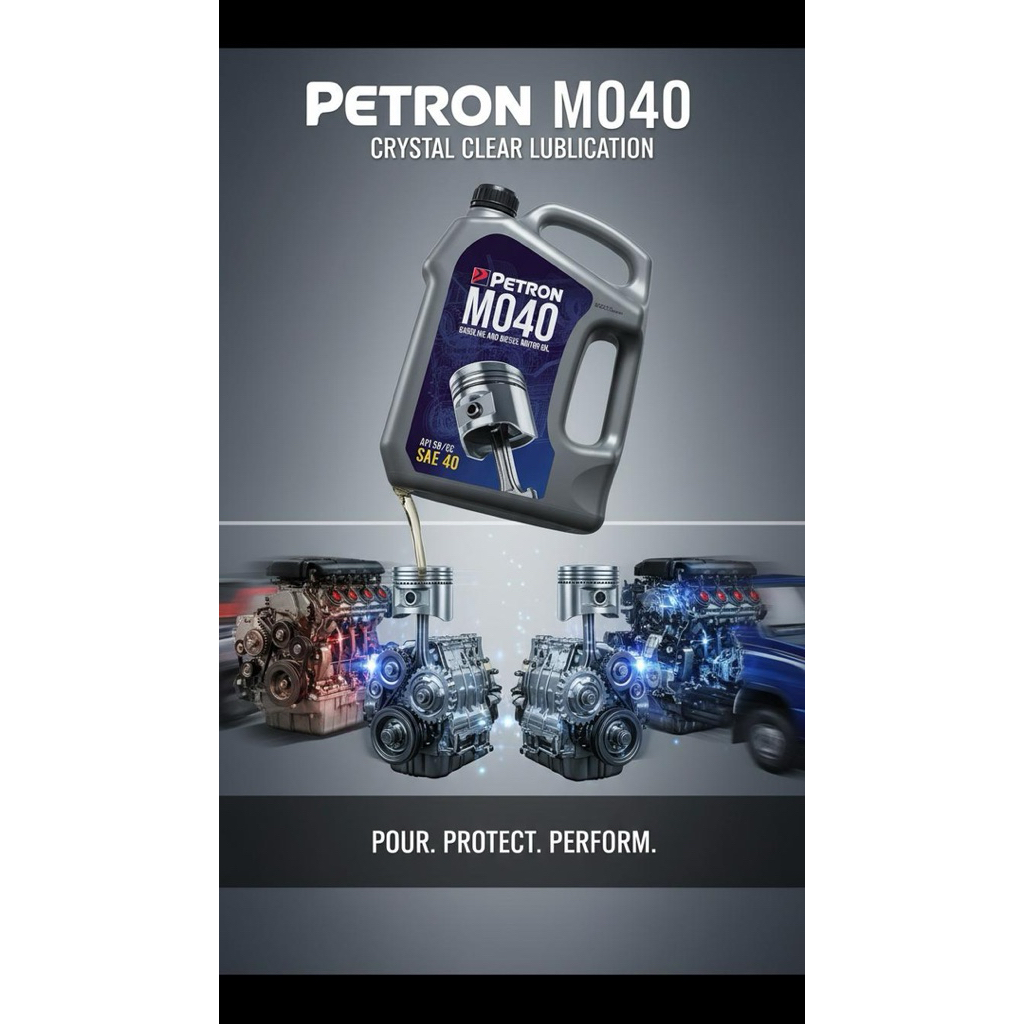 PETRON MO4O Gasoline and Or Diesel Lubricant for Cars or trucks or any ...
