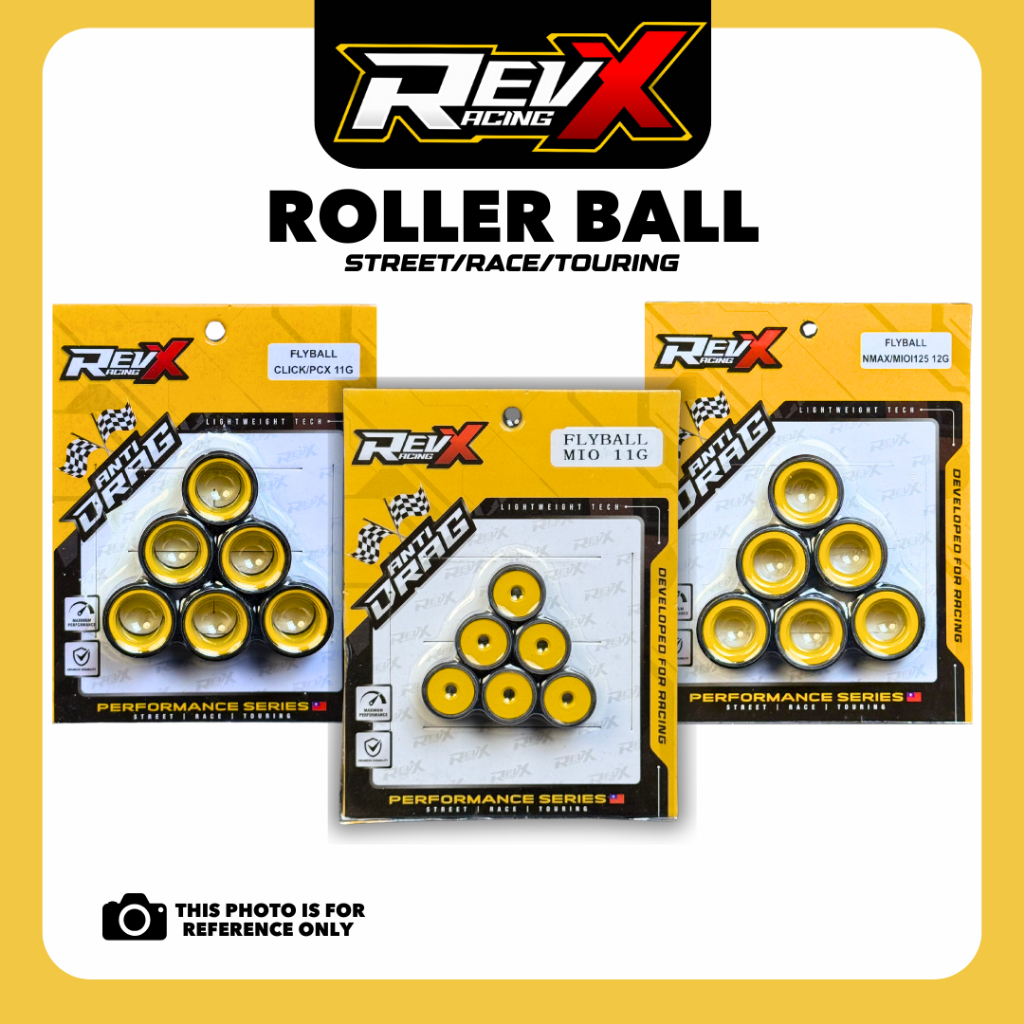 Revx Racing PREMIUM ROLLER SET (FLYBALL) 6PCS | Shopee Philippines