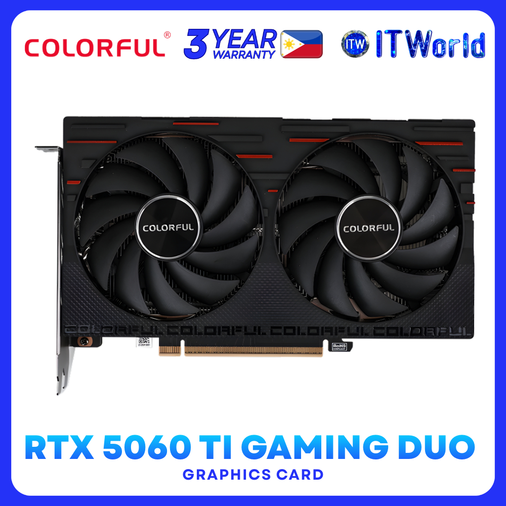 Colorful GeForce RTX 5060 Ti Gaming DUO - 16GB GDDR7 - Desktop Graphics ...