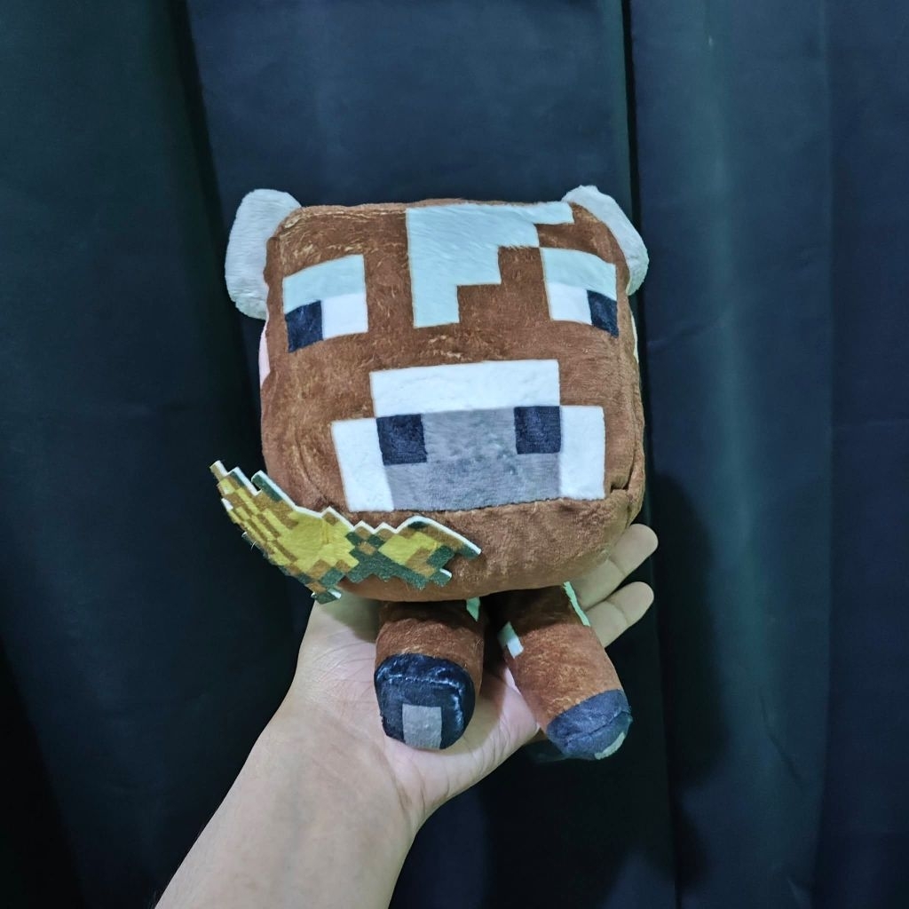 Minecraft Baby Cow plush toy | Shopee Philippines