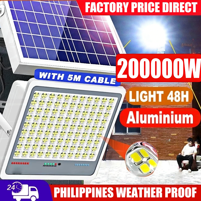 Solar Light Outdoor Waterproof Ip68 Solar flood Light indoor Emergency ...