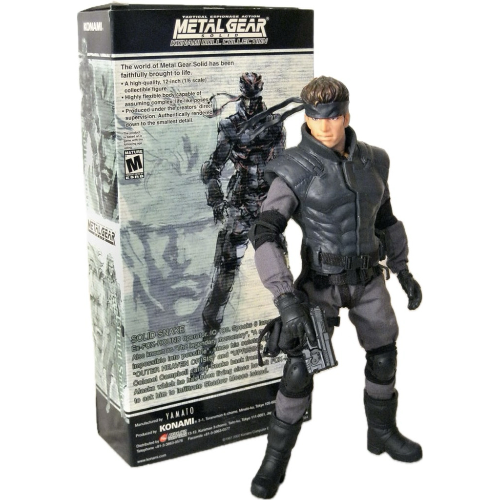 Solid Snake 1/6 Scale Action Figure by Konami 2002 x Metal Gear Solid ...