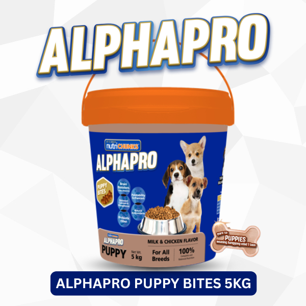 ALPHAPRO PUPPY BITES 5KG FOR PUPPIES | Shopee Philippines