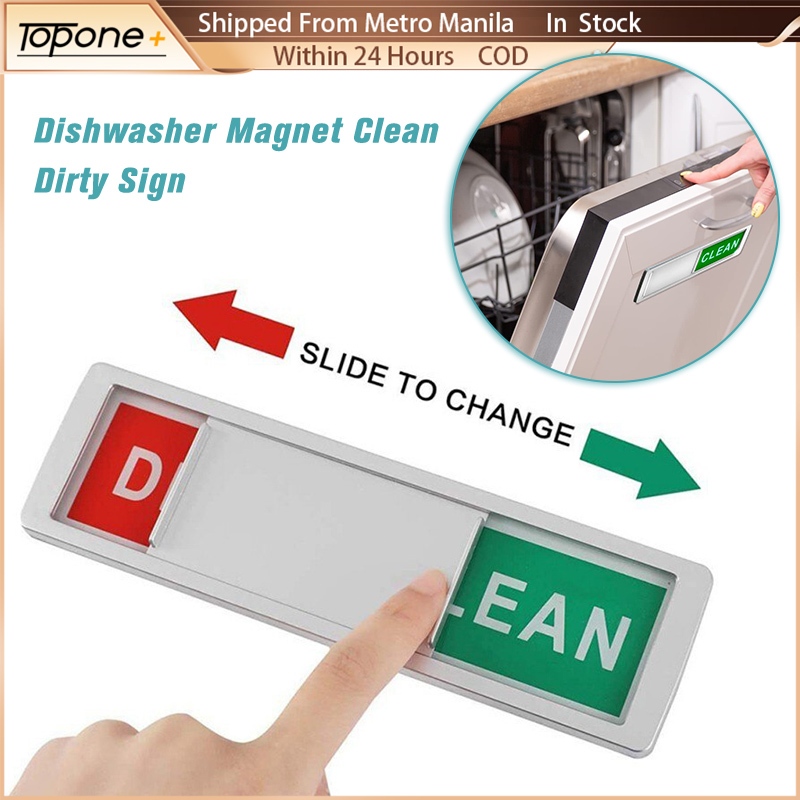 Dishwasher Magnet Clean Dirty Sign Universal Easy to Read Status ...