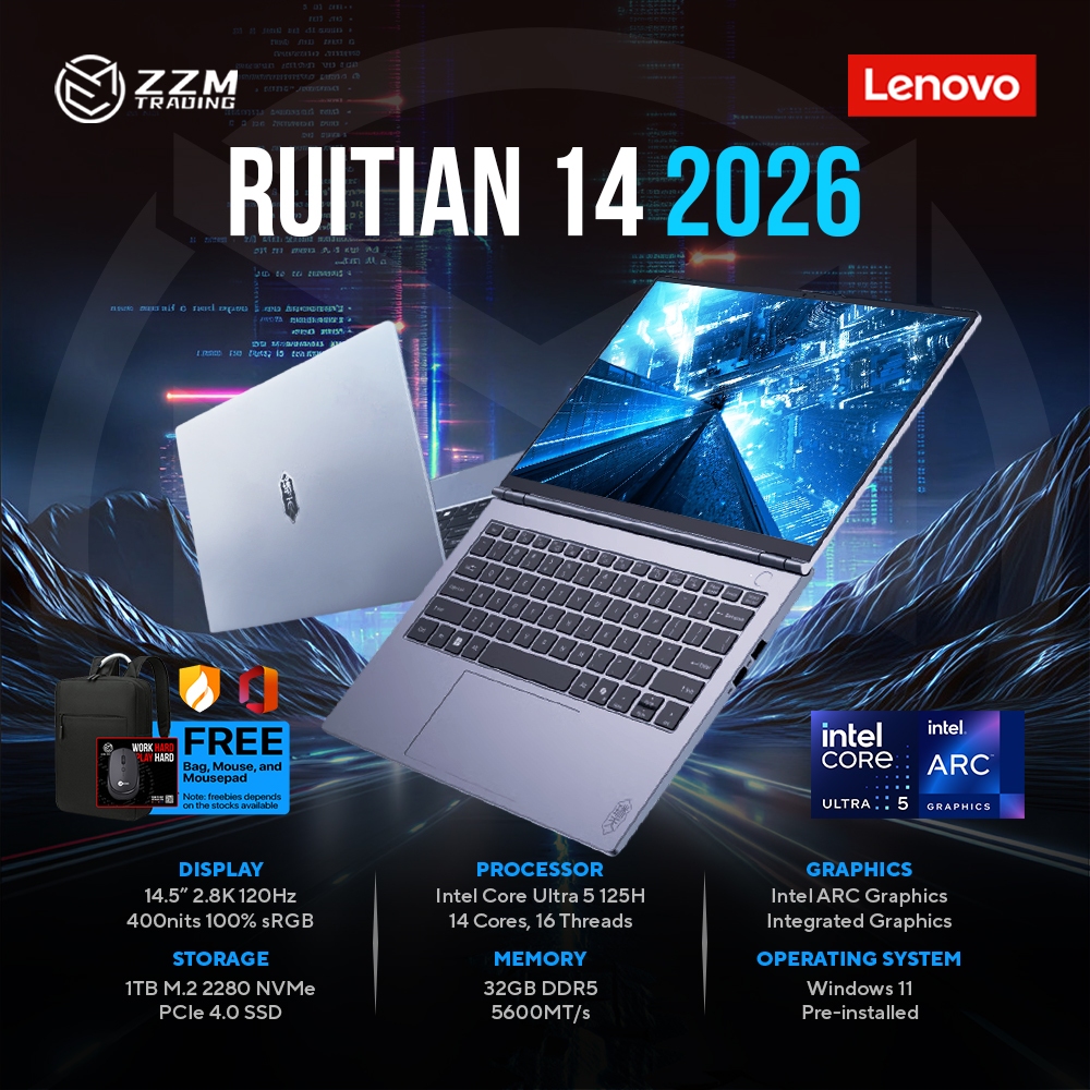 Lenovo Ruitian 14 2025 Ultra 5 125H Arc Graphics 14