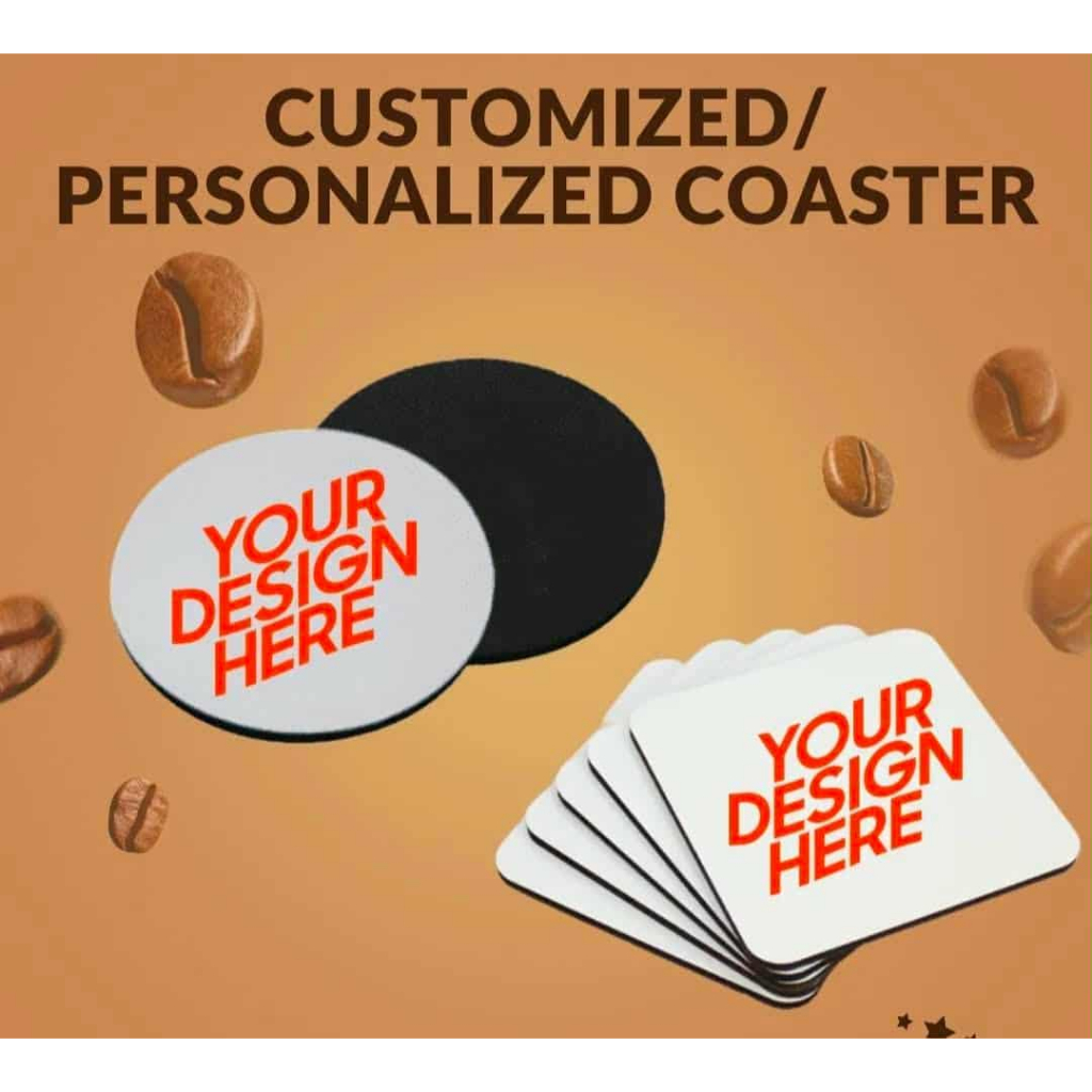 PERSONALIZED COASTER/ CUSTOMIZED PRINTED COASTER | Shopee Philippines