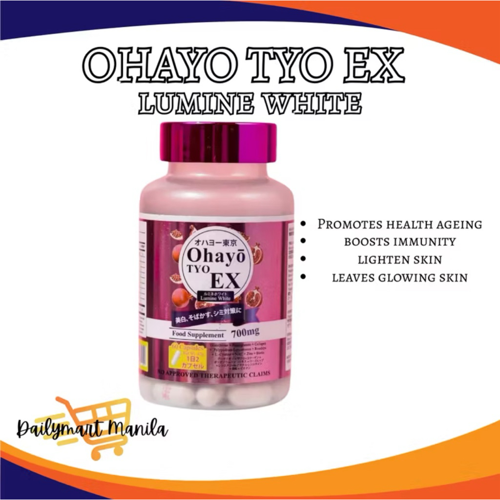 ohayo tokyo glutathione price philippines OHAYO TYO TOKYO EX LUMINE WHITE GLUTATHIONE