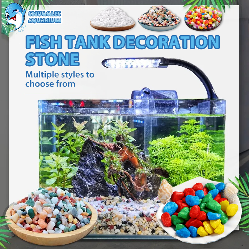 Aquarium Colorful Rocks Pebble Stone For Fish Tank | Shopee Philippines