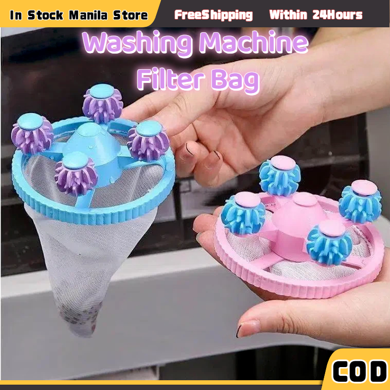 Floating Washing Machine Filter - Pet Hair Removal Mesh Bag for Laundry ...