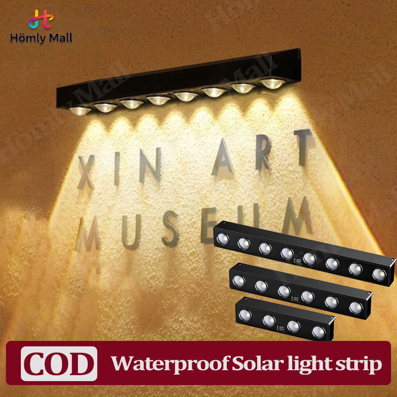 HOMLY 8/6/4LED Solar Wall Light Outdoor IP54 Waterproof Decoration Wall ...