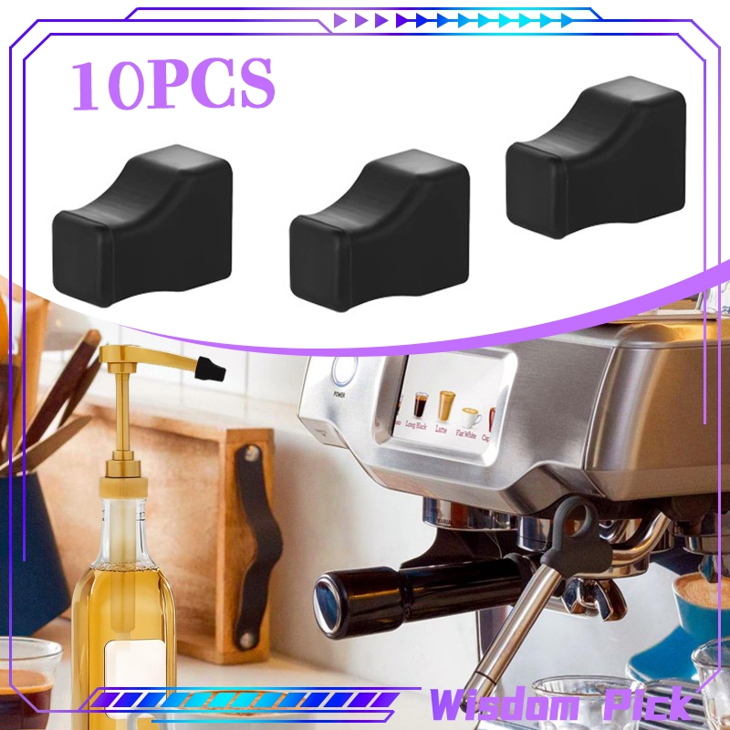 10 PCS Coffee Syrup Pump Tip Cap Liquid Sauce Pourer Cap Syrup Covers ...