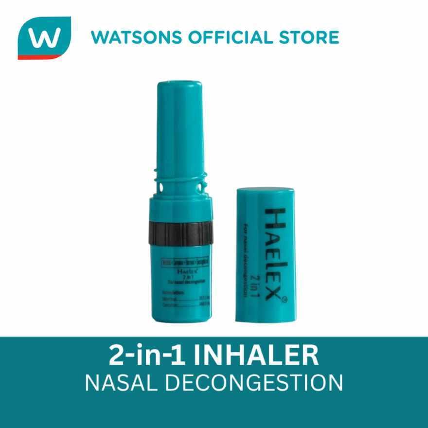 HAELEX 2in1 Inhaler for Nasal Decongestion | Shopee Philippines