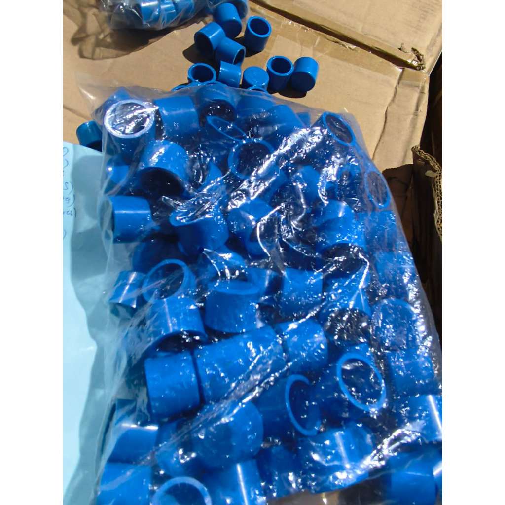 PVC BLUE END CAP LOCKING PIPE | Shopee Philippines