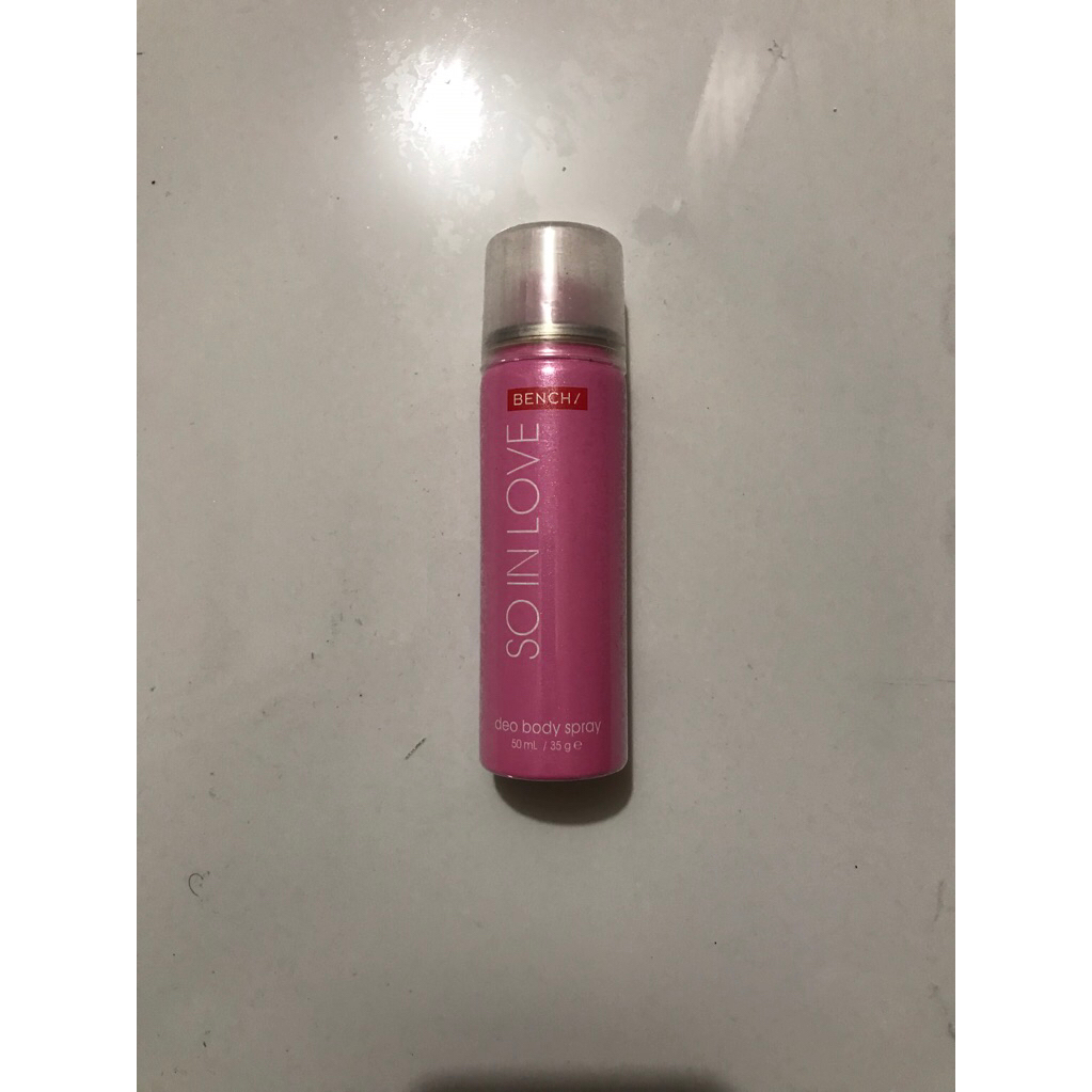 100 ML SO IN LOVE BENCH/ Deo Body Spray Fragrance Lotion | Shopee