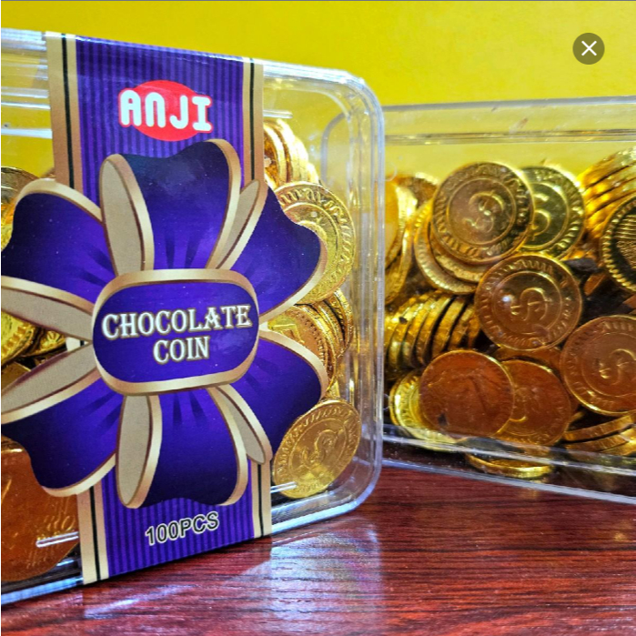 Gold Coin Chocolate 100pcs | Shopee Philippines