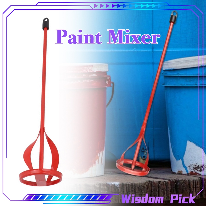 42cm Hex Shaft Plaster Paint Mixer Mixing Paddle Rod For Electric Drill ...