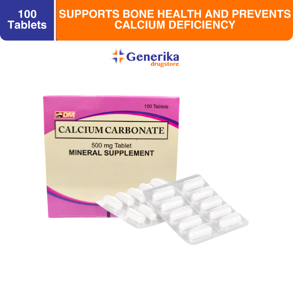 Calcium Carbonate Tablet 500mg | Shopee Philippines