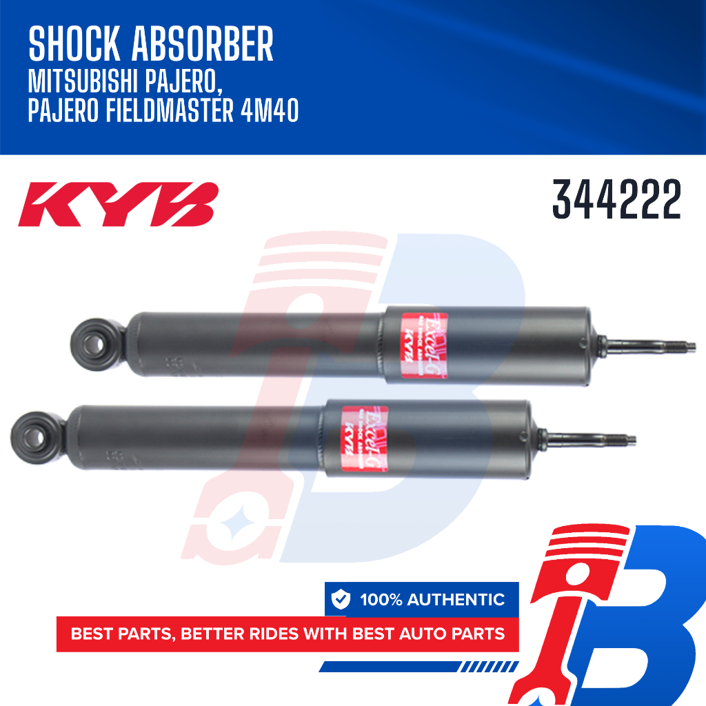 KYB (2pcs) Shock Absorber for Mitsubishi Pajero Fieldmaster 4M40 1991 ...
