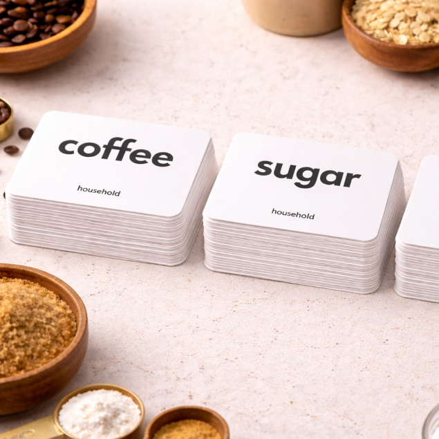 Premium minimalist pantry labels design 5.3 cm x 4.4 cm | Bold Font ...