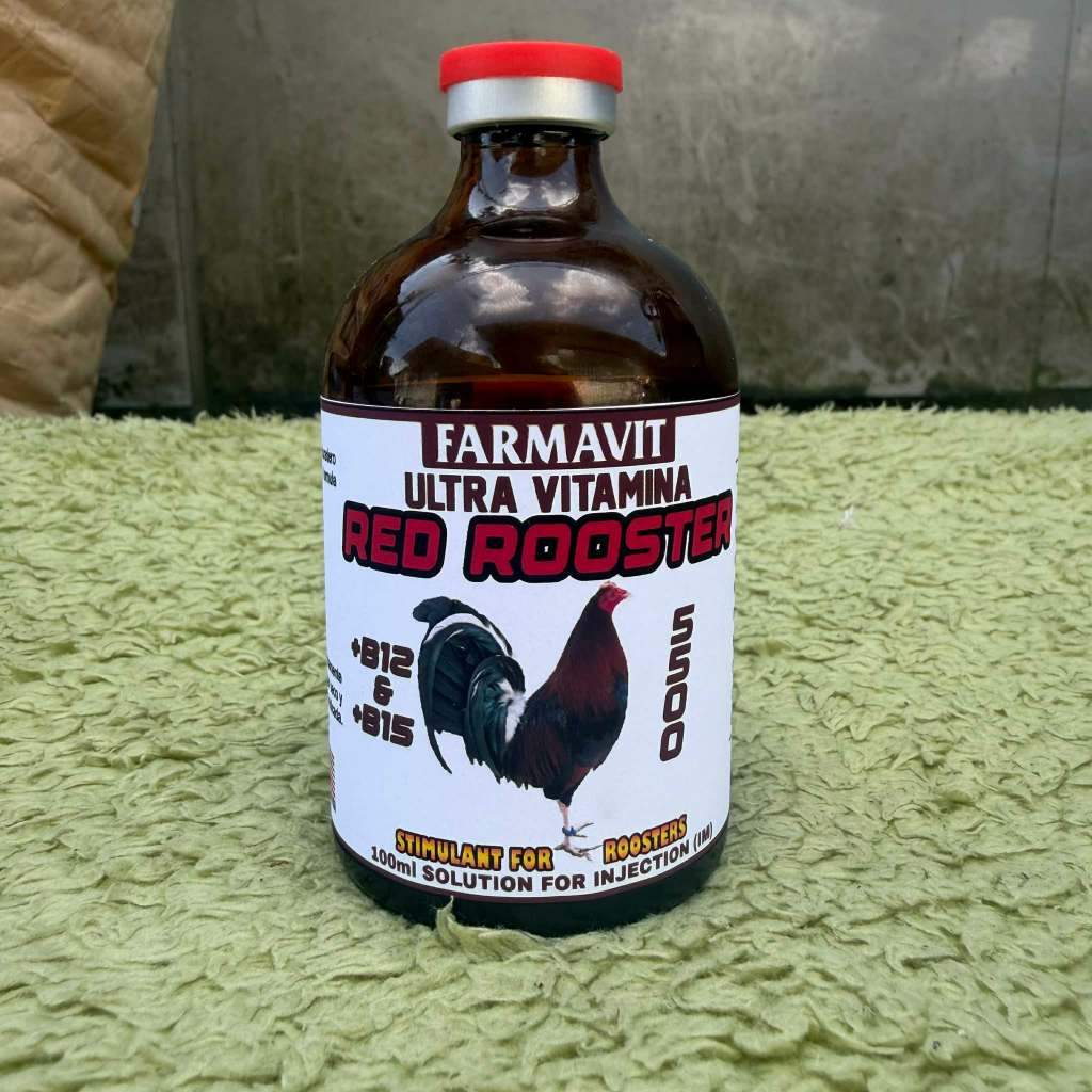 Red Rooster B12+B15 5500MCG 100ml For Gamefowl Conditioning | Shopee  Philippines