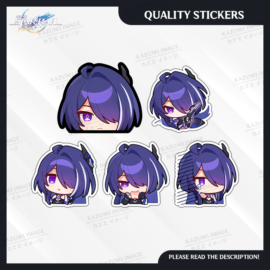 Honkai Star Rail - Acheron - Peeker - Waterproof Stickers | Shopee ...