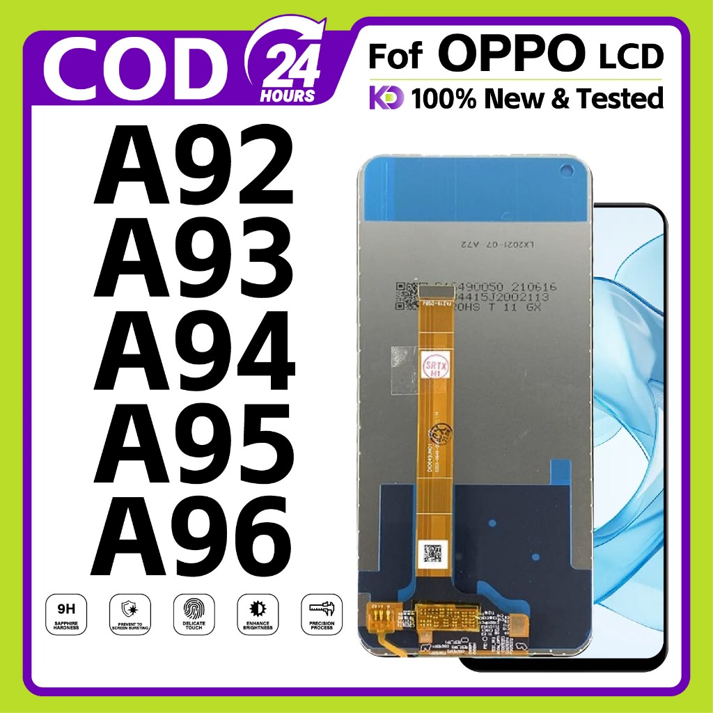LCD For OPPO A92 / A93 / A94 / A95 / A96 Display Screen Assembly Quick ...