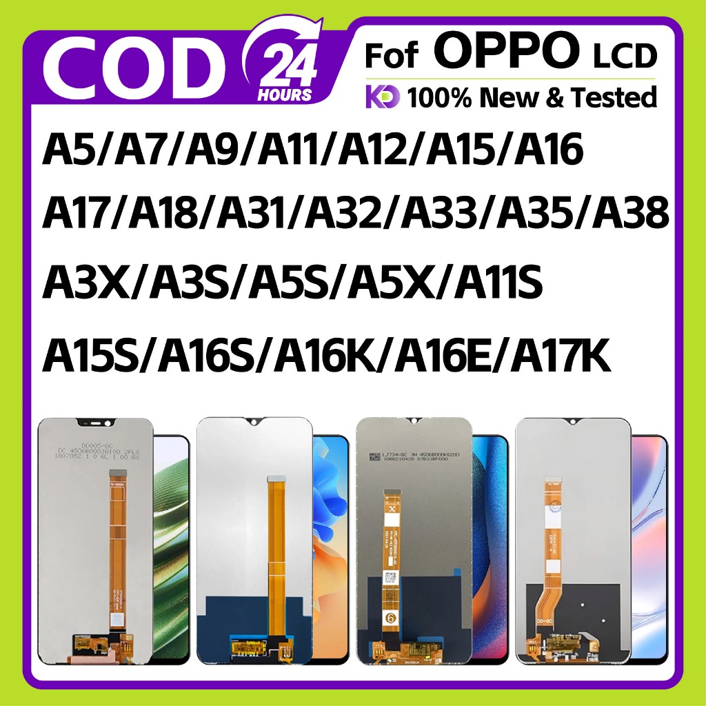 LCD For OPPO A5/A9/A12/A15/A16/A17/A18/A5S/A3S/A3X/A31/A38 Display ...