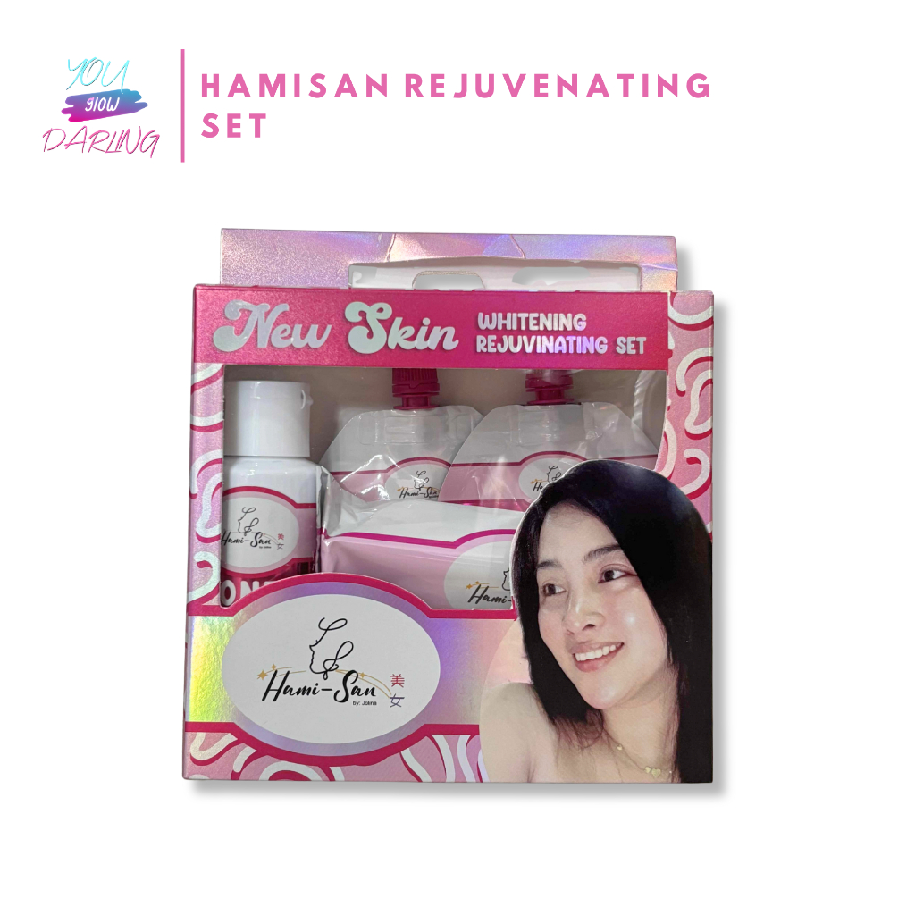 Hamisan By Jolina Whitening Rejuvenating Set Elite Cream Toner Serum ...