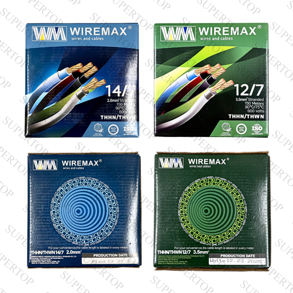 WIREMAX THHN/THWN WIRE HIGH QUALITY STRANDED WIRE ALL SIZE AND COLOR ...