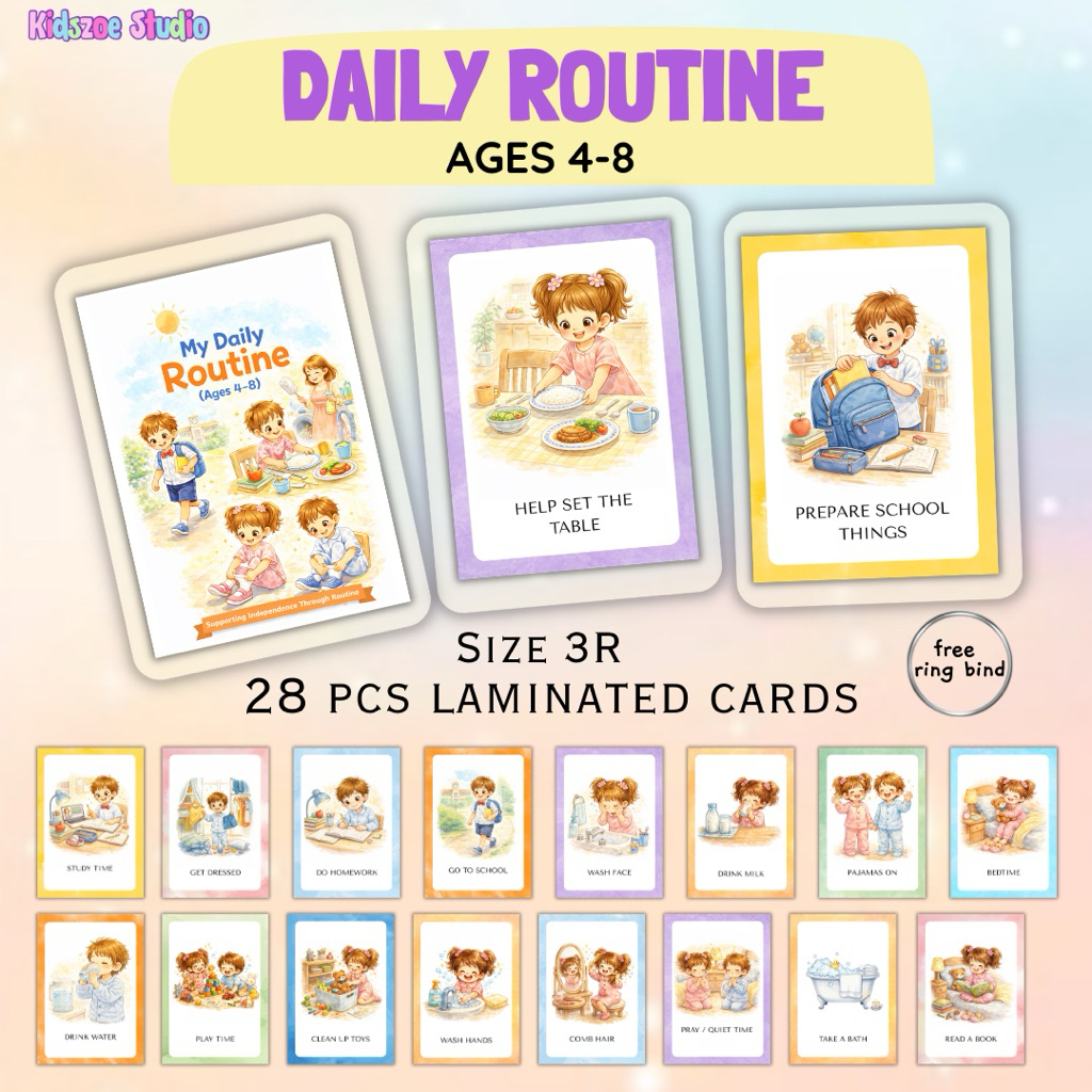 daily routine healthy habits life skills for kids and toddlers ...
