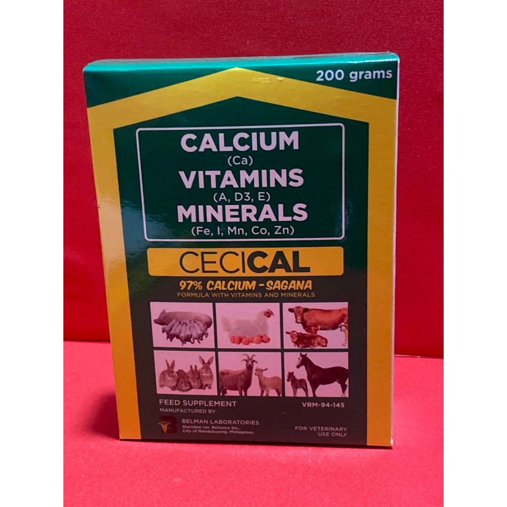 Cecical Powder Vitamins Feed Additive 200grams (belman laboratory ...