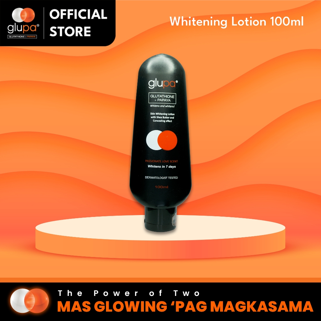 glupa glutathione+papaya skin whitening lotion Glupa Skin Whitening Lotion 100ml - Glutathione & Papaya Formulation