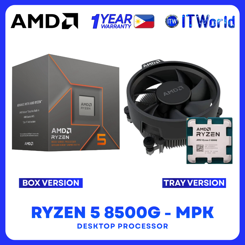 [RYZEN SALE] AMD Ryzen 5 8500G - MPK / 6 Cores / 12 Threads /5.0GHz ...
