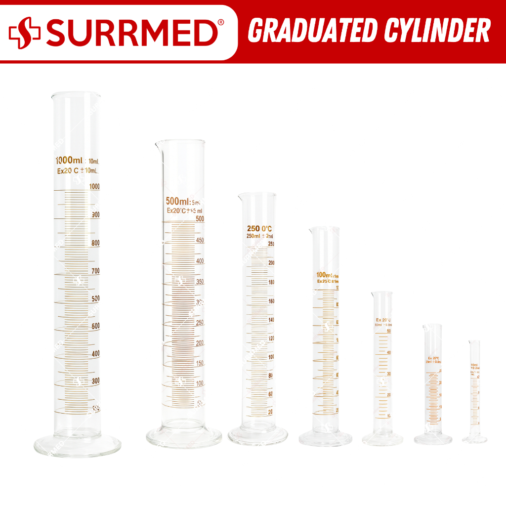 SURRMED Graduated Cylinders | Accurate & Reliable Liquid Measurement ...