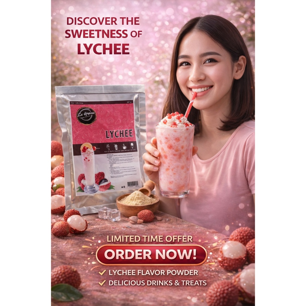 Lychee Flavor Color Powder 200G - Baking Coffee Milk Tea Pastry ...
