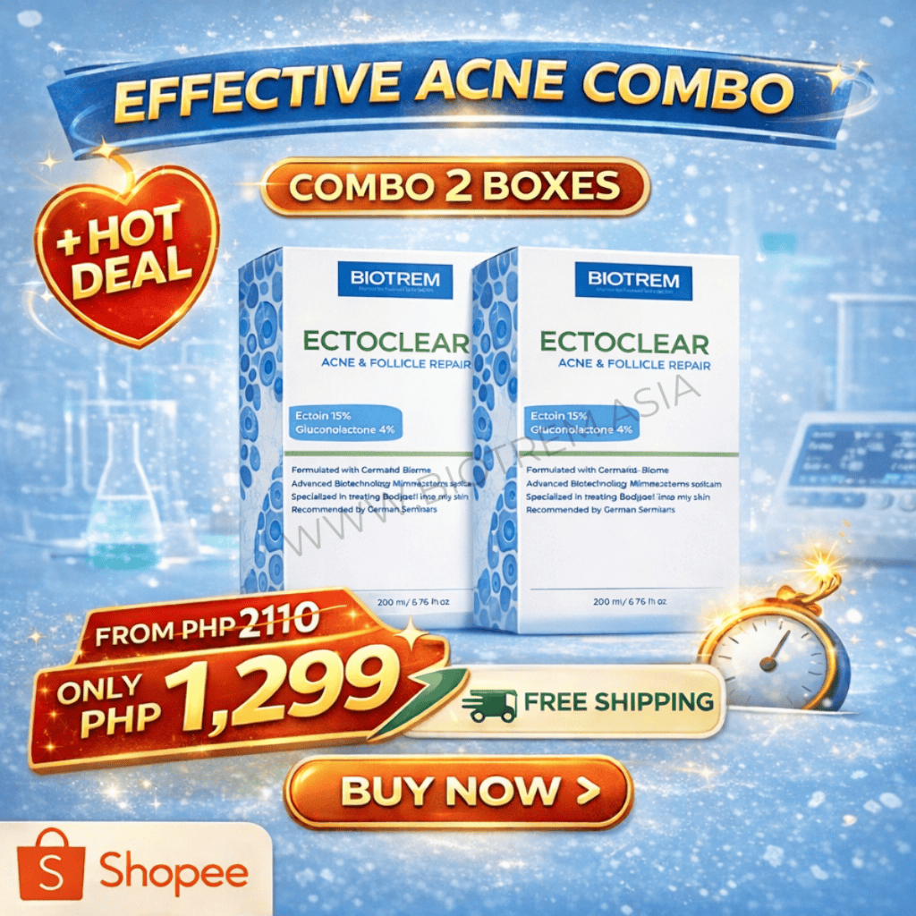COMBO 2 BOXES BIOTREM EctoClear 200ml – Body Wash for Back Acne ...