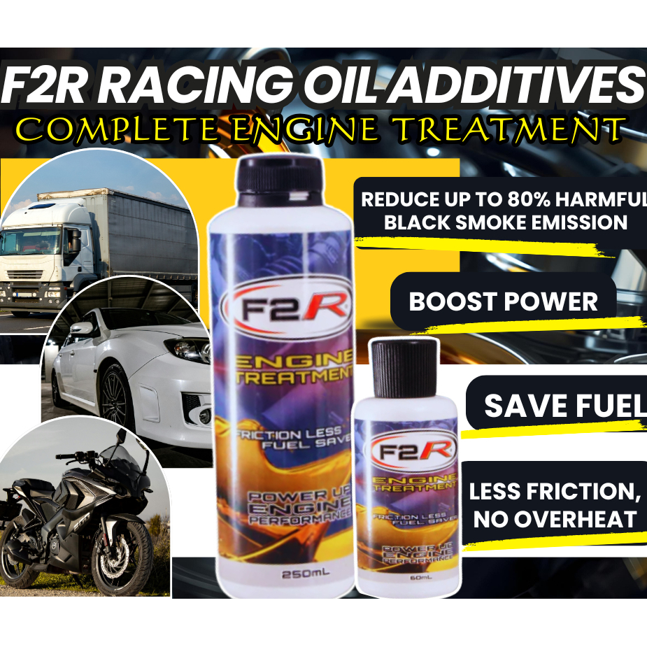 F2R RACING OIL ADDITIVES COMPLETE ENGINE TREATMENT | Shopee Philippines