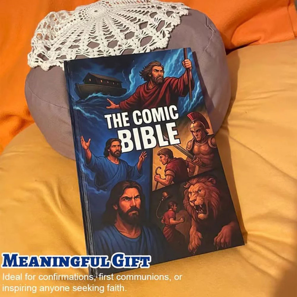 Illustrated Bible Comic Book For Kids Makes Complex Scripture Easy To ...