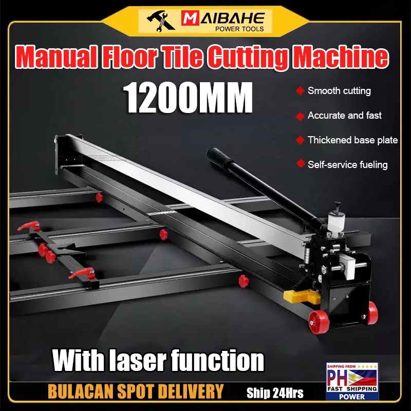 1200MM Manual Floor Tile Cutting Machine Heavy Duty Tile Cutter with ...