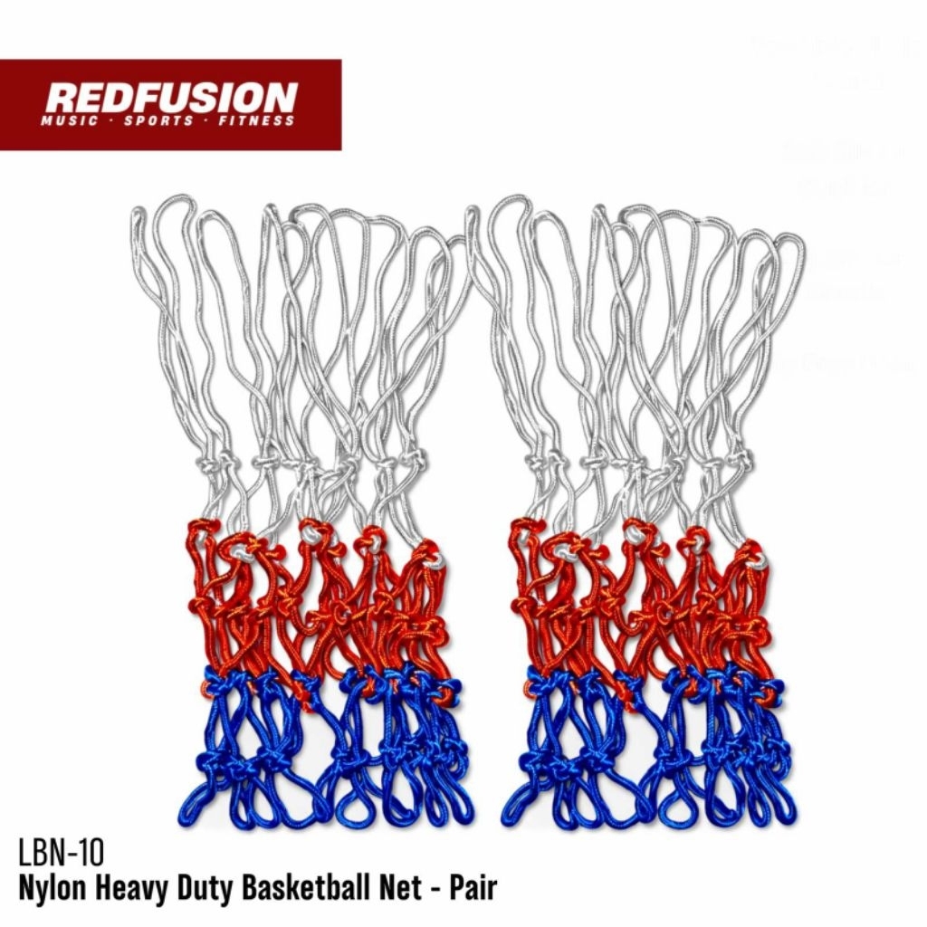 Longfa Standard Size Heavy Duty Basketball Net (1 Pair) LBN-10 | Shopee ...