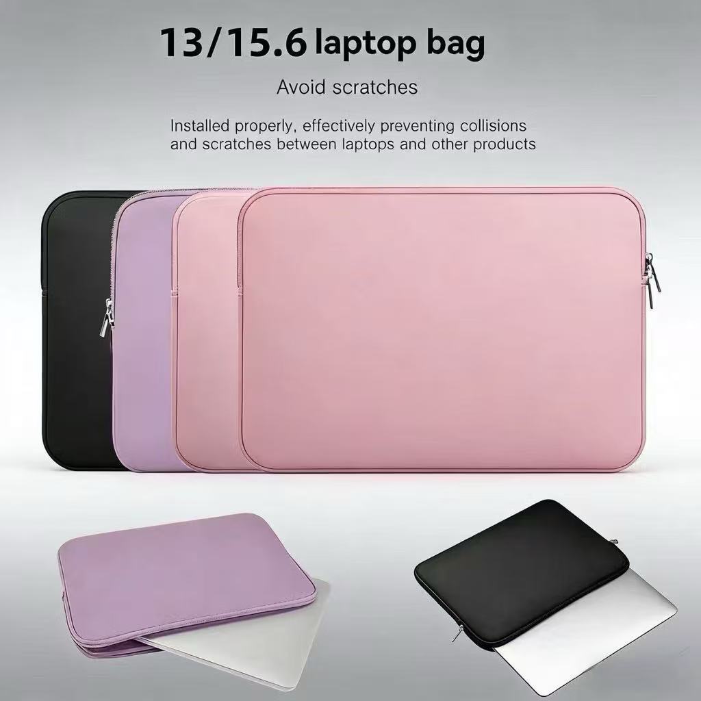 Stylish Zippered Soft Laptop Sleeve Case for 13/14/15 Inch Laptops ...